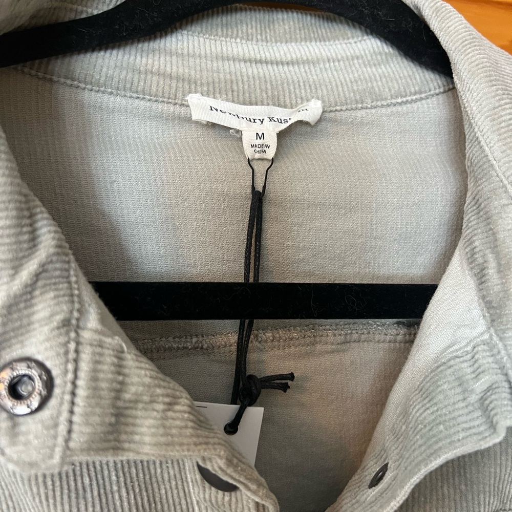 Newbury Kustom Light Gray Corduroy Jacket - Picture 2 of 2